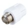 Combined "Politek" coupling, polypropylene, 20 mm x 1/2 ", external thread
