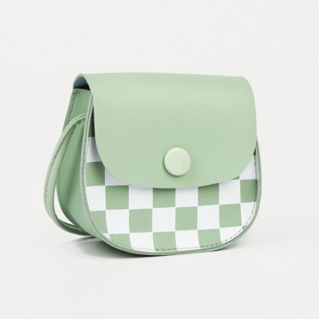 Baby bag on magnet, long belt, green color
