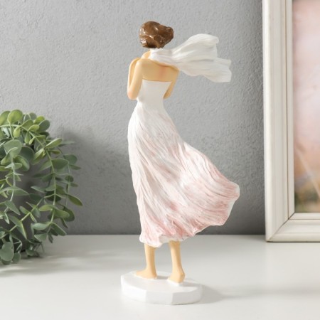 Souvenir Polystone "Mom and baby. Wind" 12.5x8.5x25 cm-2