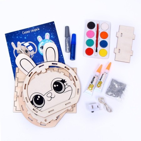 Set for creativity "New Year's night spine", hare-2