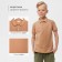 T -shirt Children's Polo Minaku: Basic Line Beige Color, Height 134