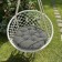 Billy swing pillow, diameter 60 cm, gray color