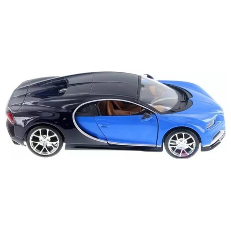 MASTO DIE-CAST BUGATTI Chiron, with a screwdriver, 1:24, Black-Tsvett blue-4