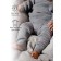Pants knitted children's amababy pure love comfy, height 92, color gray