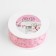 Decorative tape "sequins", 40 mm, 9 ± 0.5 m, pink color