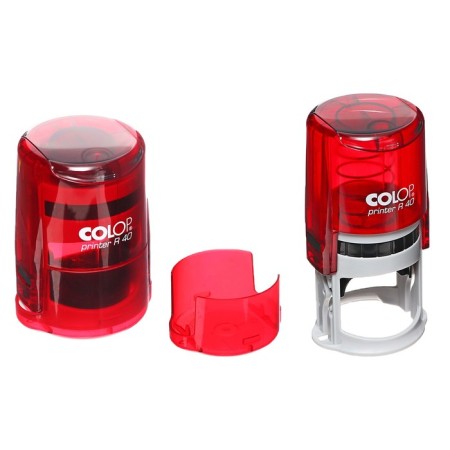 Equipment for round printing Automatic Colop Printer R40, diameter 41.5 mm, lid, ruby ​​case-1
