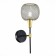 Wall lamp EVOLUCE. Sle1137-401-01. ELITIS. 1x60 W, E14, 14x38 cm, black color, golden