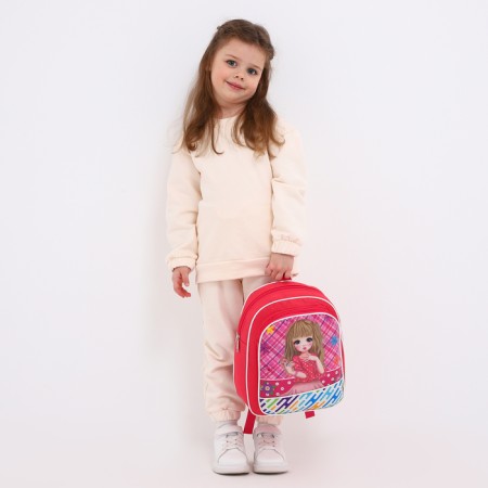 Baby backpack on lightning, pink color-3