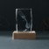 Souvenir glass backlight "Rectangle. Glass and wine" Tree, USB 7x7x10