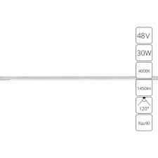 Магнитный трековый светильник Arte Lamp Optima A7265PL-1WH, LED, 30 Вт, 1.6х101.3х1.8 см, 1450 Лм, белый