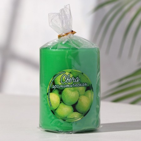 Candle-cylinder aromatic "paradise apple", 6x8.5 cm, 180 g-1