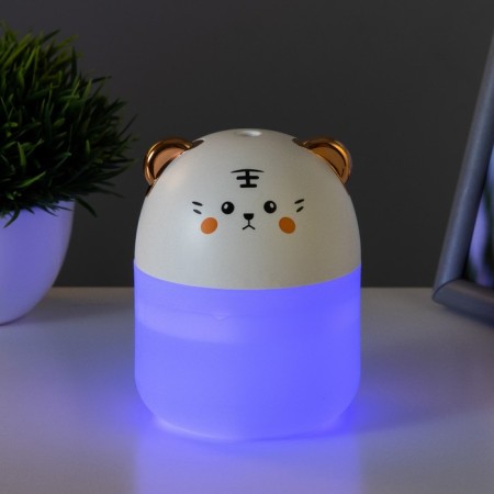 Night-owner "Satisfied cat" LED 2W USB 250ml white 8.4x8.4x10.8 cm Risalux-4