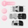 Fastx 20 mm, load up to 15 kg, metal/plastic, silver/black color