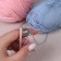 Knitting pelting, d = 19 mm, with two guides