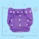 Reusable diaper "I believe in unicorns" purple color