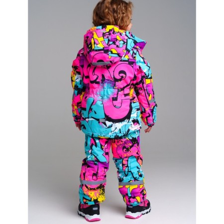 Winter set for the girl PlayTode: jacket and semi -combineson, height 122 cm-8