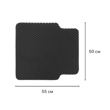 EVA carriers of automobile, universal, XL (jeep, minivan), without edging, black, set-2