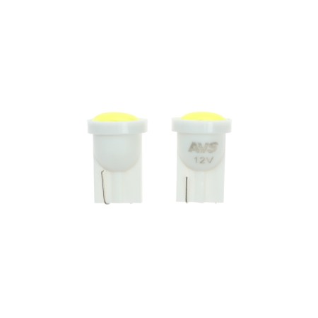 LED lamp AVS T109-10 T10, white, W2.1X9.5D, COB 6 Chip, 10 pcs-2