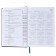 Dated diary 2024, A5, 176 sheets, Attomex.orion, Bumvinyl cover, Lasse, Blok 70 g/m2, blue