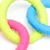 Chewing toy "Always together!", TPR, 18.5 cm, blue/pink/yellow