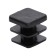 The internal plug is 15 × 15 mm, universal, black