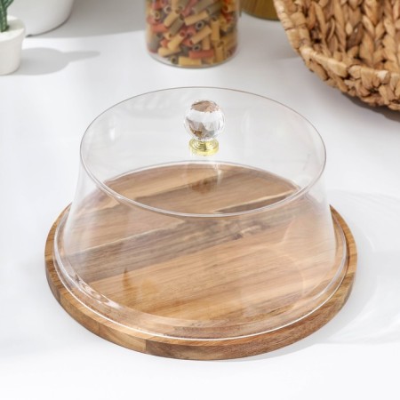 Serve dish, d = 26.5 cm, acacia