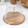 Serve dish, d = 26.5 cm, acacia