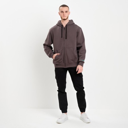 Male sweatshirt is formed, color graphite, size 52-2