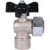 Ball barbar stout SVB-1010-001520, 1/2 "x3/4", inside thread/fraud nut, corner, butterfly