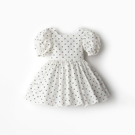Платье нарядное детское MINAKU: PartyDress, цвет белый, рост 122 см-6