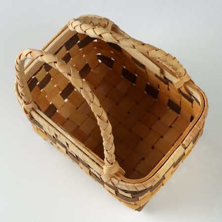 Playfish basket, 19 x 14 x 11.5/25 cm, sequoia-3