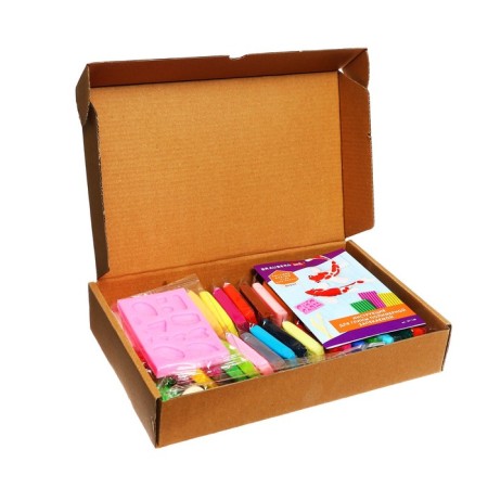 Plastic-polymer clay baked set, Brauberg, 42 colors x 20 g, with accessories-1