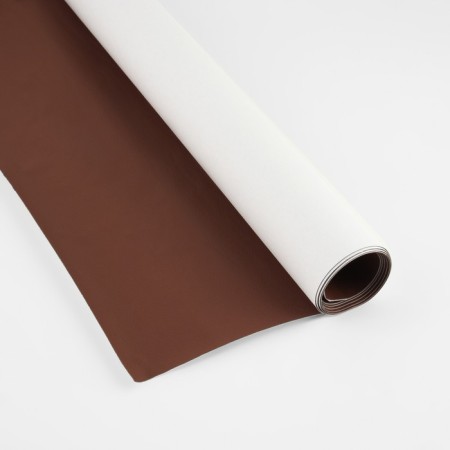 Artificial leather, with an adhesive base, 137 × 50 cm, 0.5 mm, brown color-2