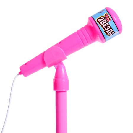 Microphone "You are a star", height 80 cm, pink color-2