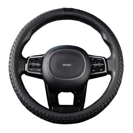 SkyWay Real-7 braid, sizes m, genuine leather, black, s01108011-9