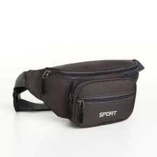 Board belt on lightning, 2 external pockets, color gray color