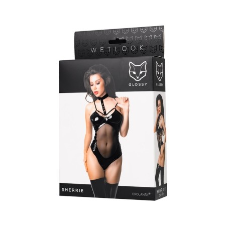 Body Glossy Sherrie, size L, Black color-4