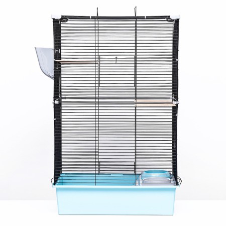 Cage for chinchilla "Pijon" No. 10, collapsible, 58 x 40 x 88, turquoise-11