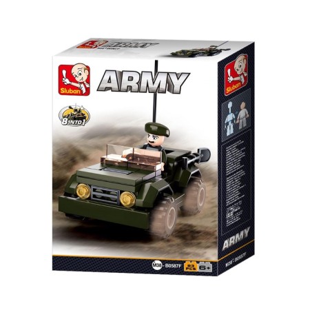 Block designer for boys Army “Machine Commander”, 83 details