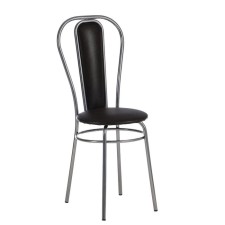Bella chair, wenge/chrome
