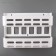 Organizer attached for spices, white color