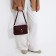 Bag-mixer on lightning, burgundy color