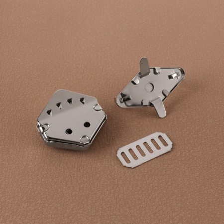 Bag Fraille, 3.1 × 3.1 cm, pearl silver color-3