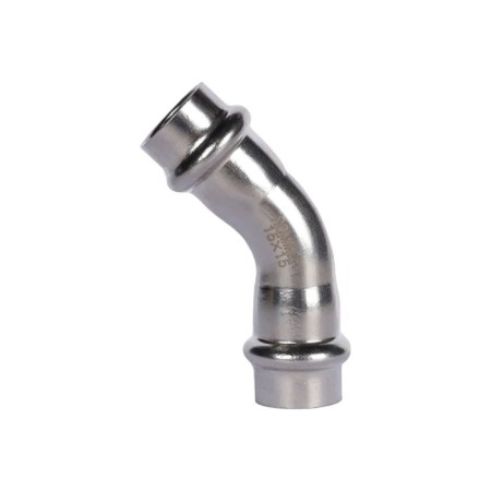 Two-Frame Rommer RSS-0005-000015, VPR-UPR, D = 15 mm, 45 °, press, stainless steel. steel-3