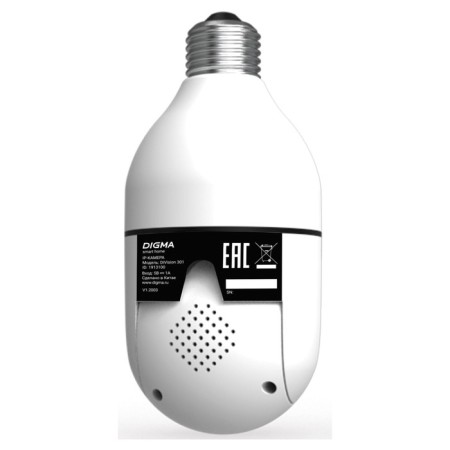 CCTV camera IP Digma Division 301 3.6-3.6mm col. bldg.: White (DV301)-2