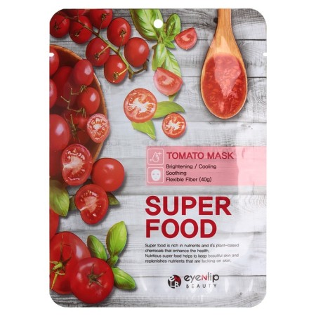 Facial face mask Eyenlip Super Food Tomato, 23 ml