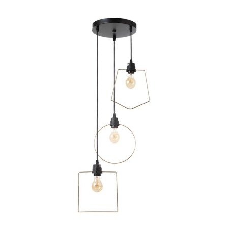 Economic light "Fiori" 3x40W E27 Black-gold 42x42x78 cm.