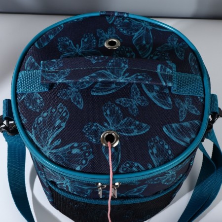 Futter Bag "Butterflies", 2 eyelets, d = 21 × 23 cm, color colorful color-4