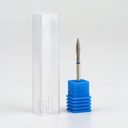 Diamond flame flame d2.5mm 12mm medium grains sin Nasch d/case package QF-2