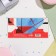 Money envelope "Congratulations!" Red-blue background, 16.5x8 cm